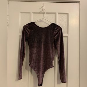 Victoria Secret Velvet Bodysuit - NWT!